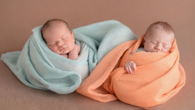 2newborn_peach-teal_cheesecloth 1